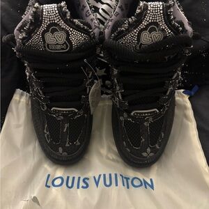 Louis Vuitton Monogram Black Sneakers